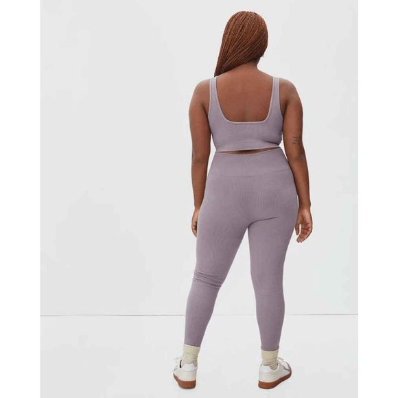 NWT Everlane Womens Dusty Lavender Purple The Seamless Leggings Size XL/XXL - Picture 3 of 10